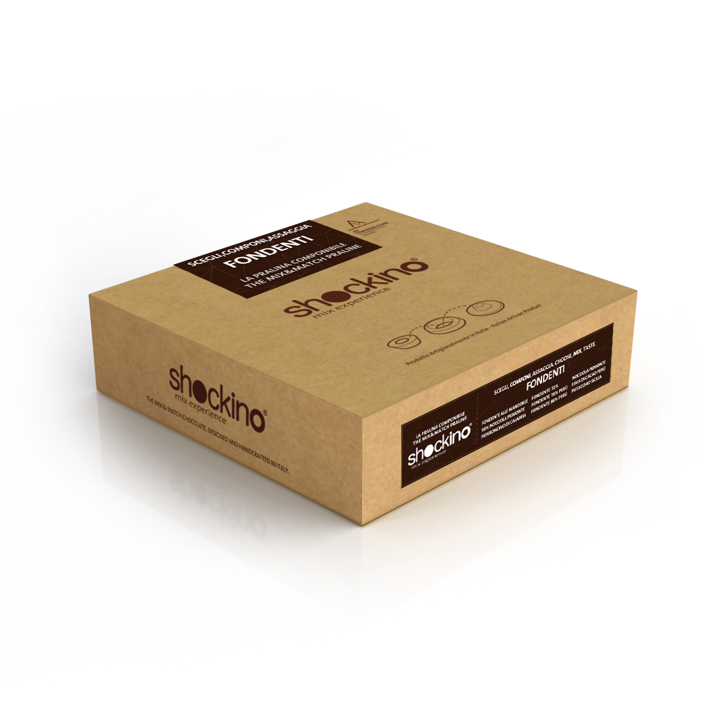 Praline componibili Fondenti box Shockino Cioccolato