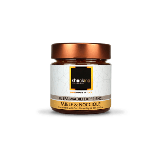 Crema spalmabile Miele e Nocciole - Shockino Cioccolato