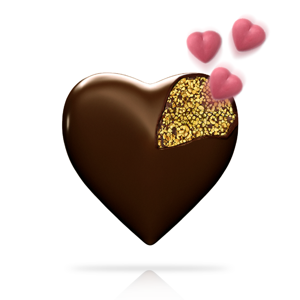 Cuore cioccolato San Valentino