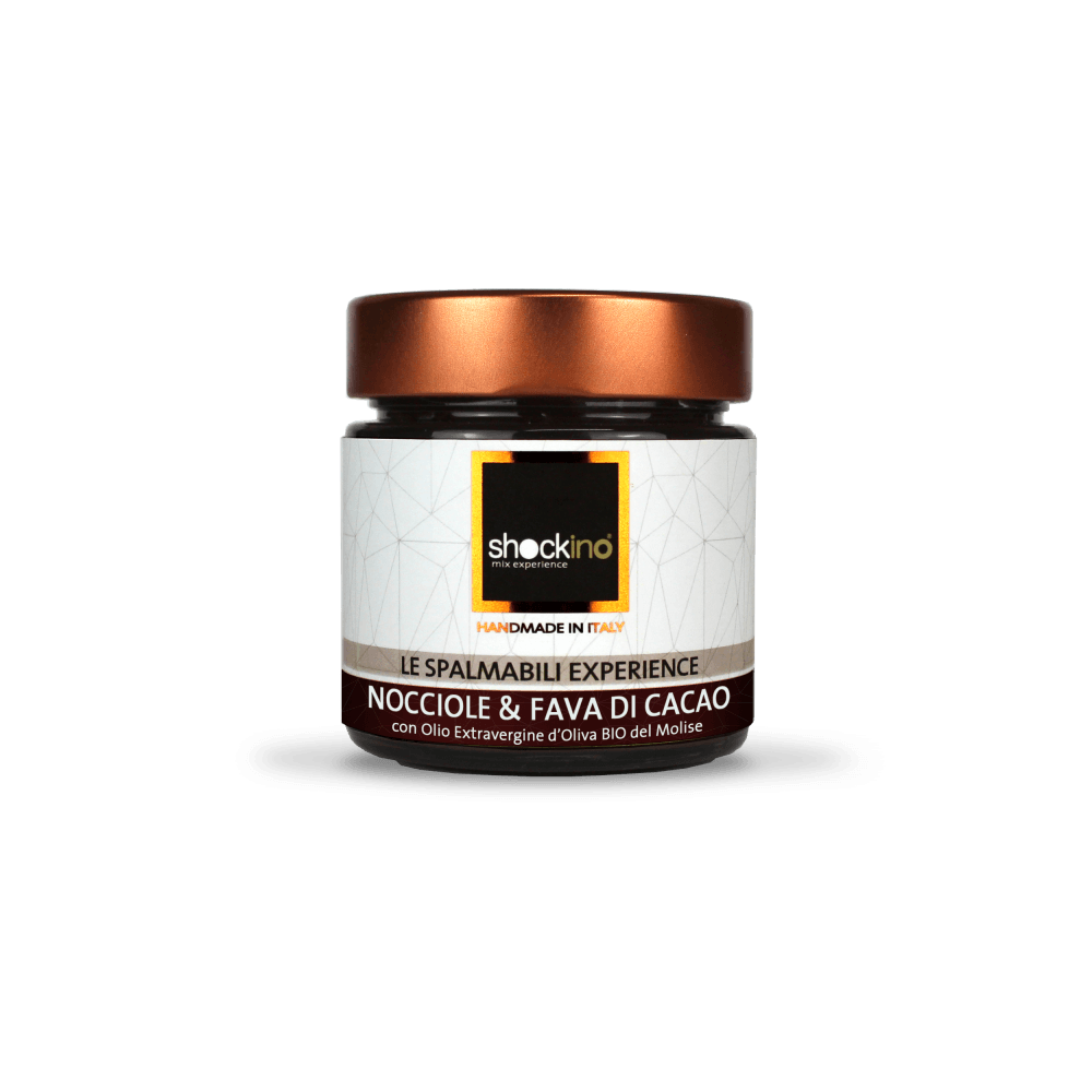 Crema spalmabile Nocciole e Fave di Cacao - Shockino Cioccolato