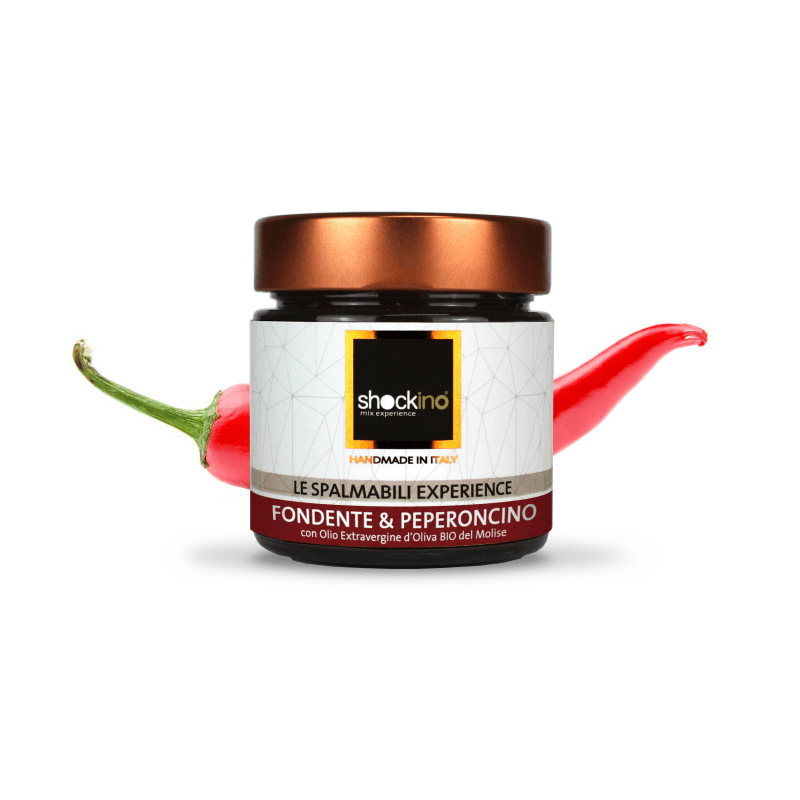 Crema spalmabile Fondente e Peperoncino di Calabria - Shockino Cioccolato