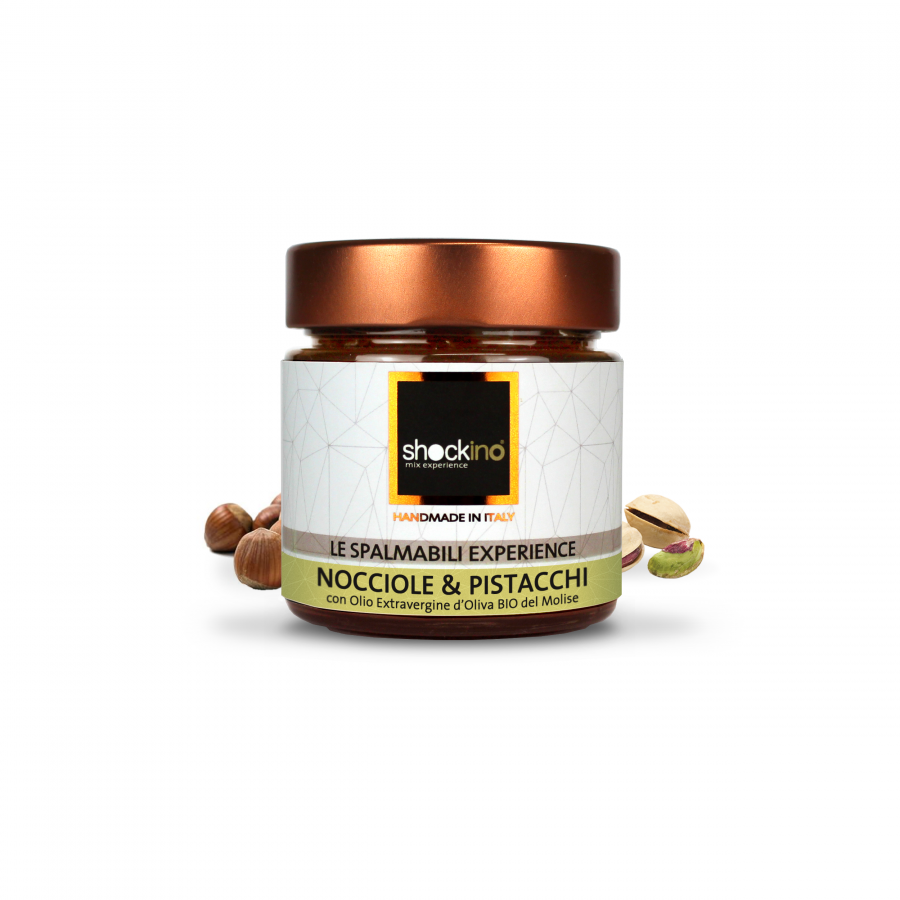 Crema spalmabile nocciole e pistacchi 200g