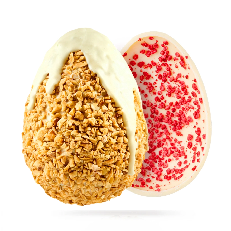 Gourmet-Ostereier Weiß und Pistazien 220g