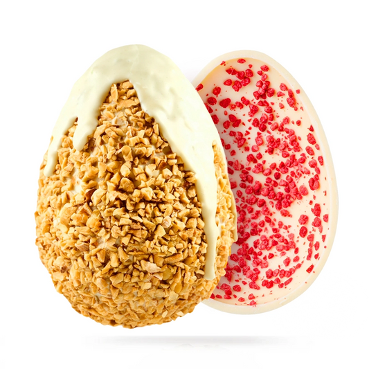 Gourmet-Ostereier Weiß und Pistazien 220g