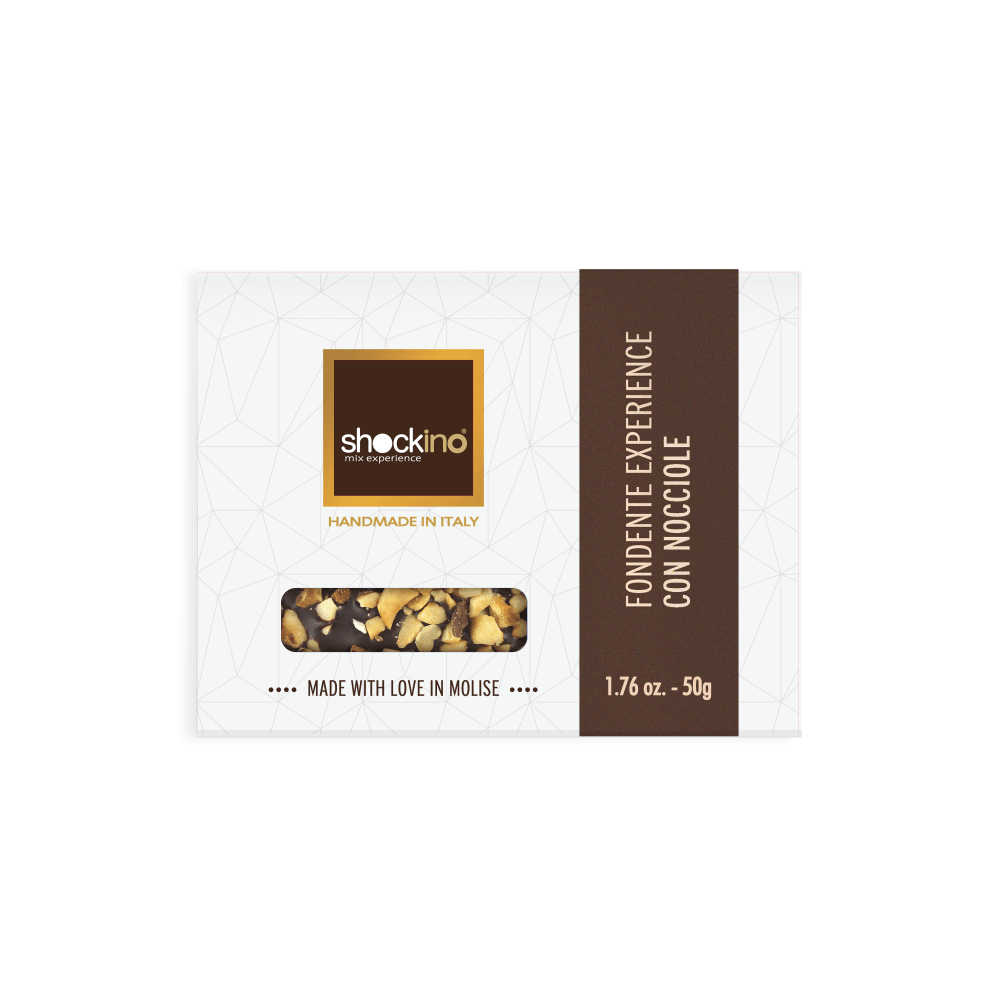 Tavoletta cioccolato Fondente e Nocciole - Shockino Cioccolato