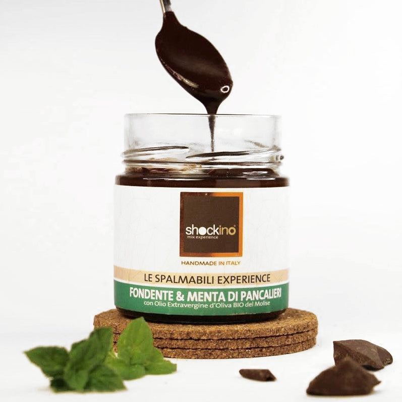 crema spalmabile fondente e menta 