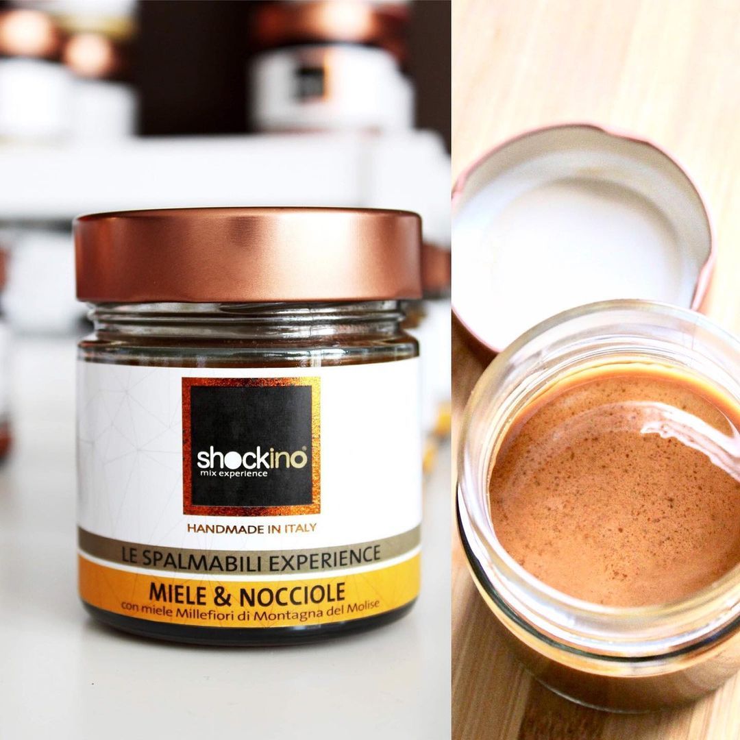 crema spalmabile miele e nocciole 