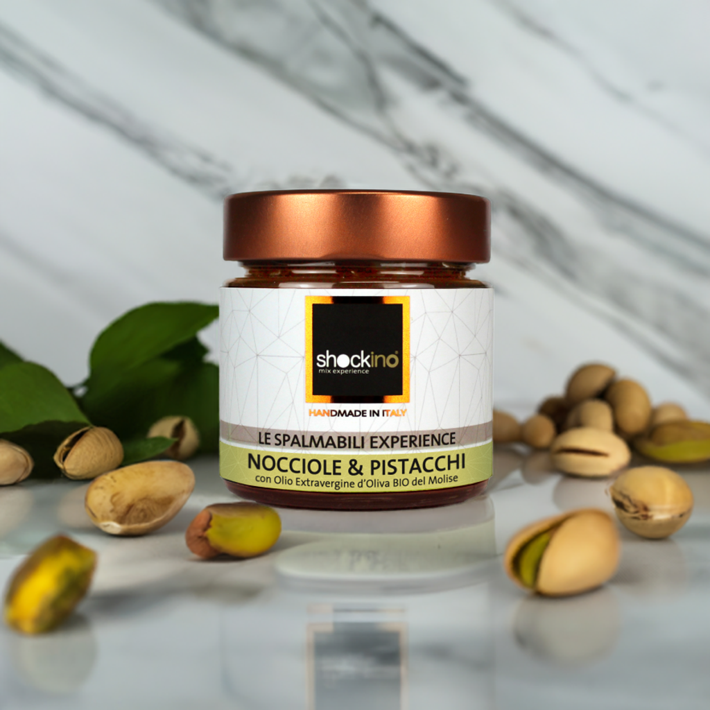 Crema spalmabile 45% Nocciole e Pistacchi